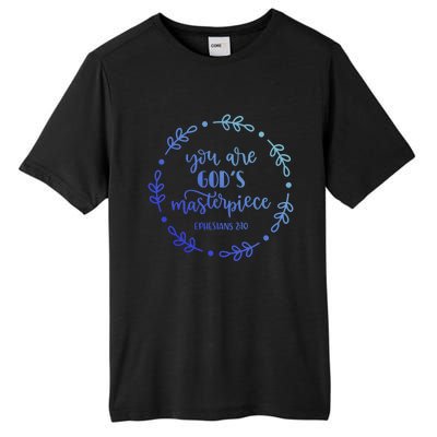 You Are His Masterpiece Bible Quote Religious Belief Design Cute Gift Tall Fusion ChromaSoft Performance T-Shirt