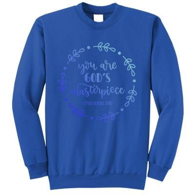 You Are His Masterpiece Bible Quote Religious Belief Design Cute Gift Sweatshirt