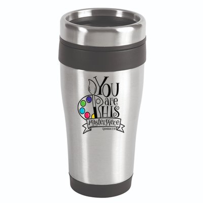 You Are His Masterpiece Christian 16oz Travel Tumbler