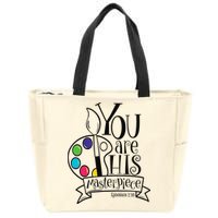 You Are His Masterpiece Christian Zip Tote Bag