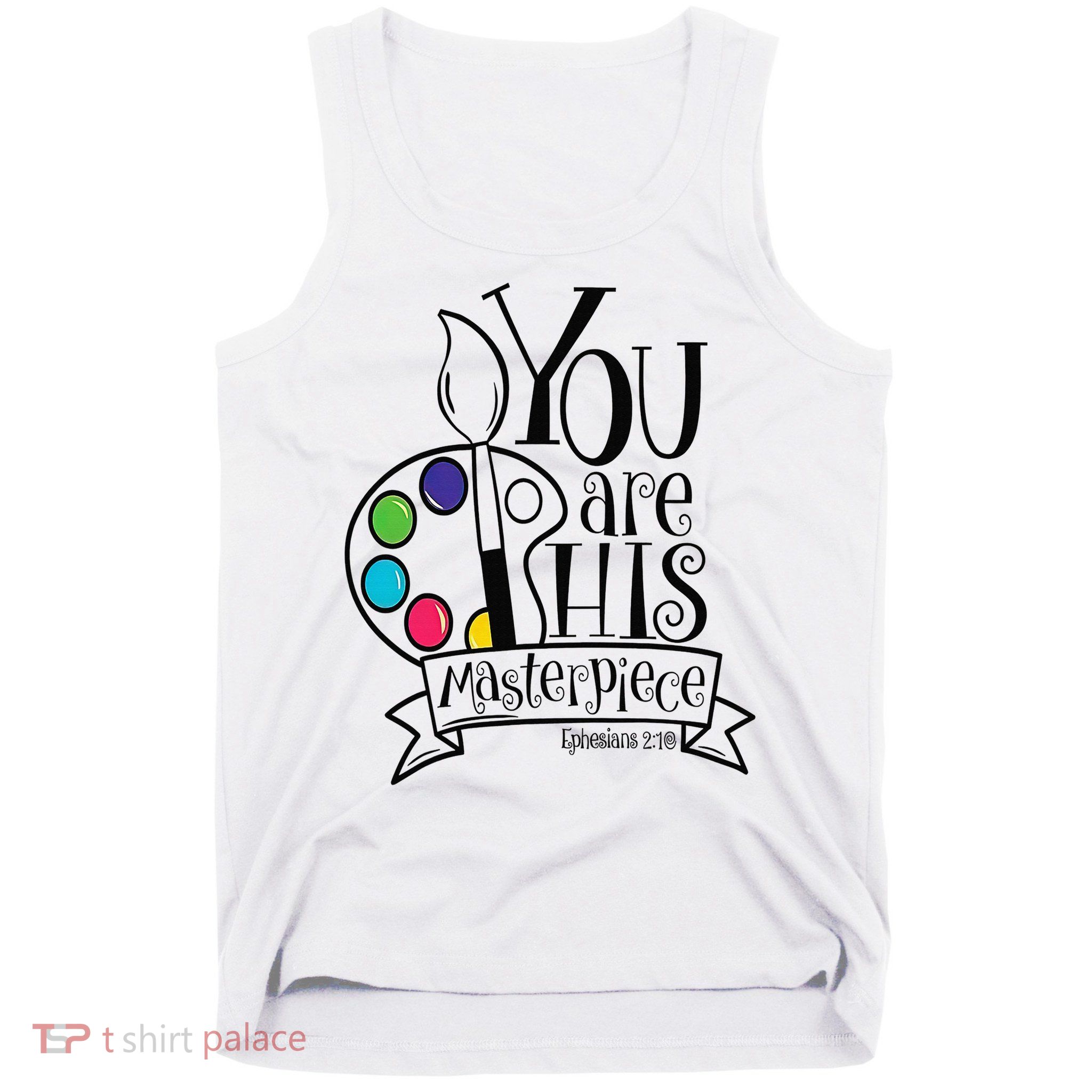 You Are His Masterpiece Christian Tank Top