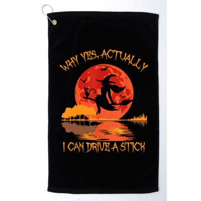 Yes Actually I Can Drive A Stick Halloween 2022 Platinum Collection Golf Towel