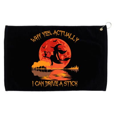 Yes Actually I Can Drive A Stick Halloween 2022 Grommeted Golf Towel