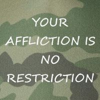 Your Affliction Is No Restrictionin Spirational Legacy Tie Dye Trucker Hat