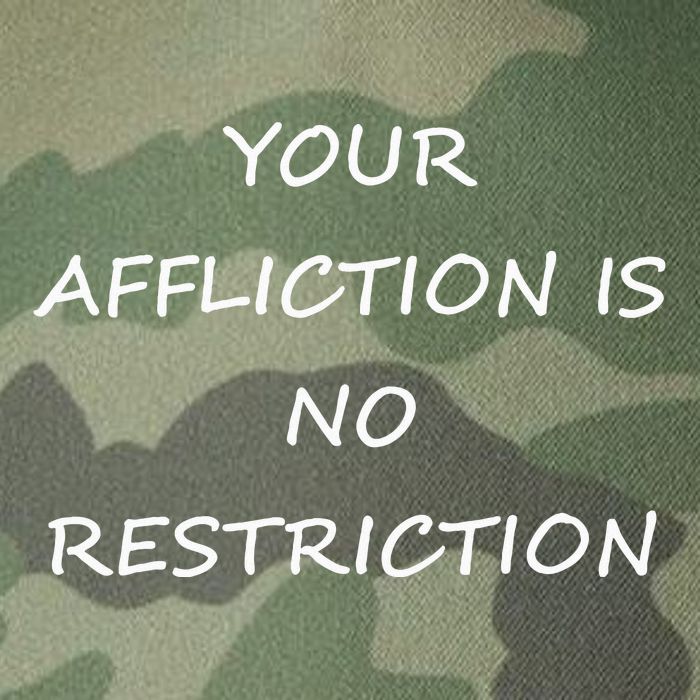 Your Affliction Is No Restrictionin Spirational Legacy Tie Dye Trucker Hat