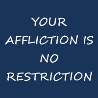 Your Affliction Is No Restrictionin Spirational 16 in Basic Backpack