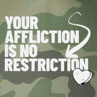 Your Affliction Is No Restriction Inspirational Motivation Legacy Tie Dye Trucker Hat