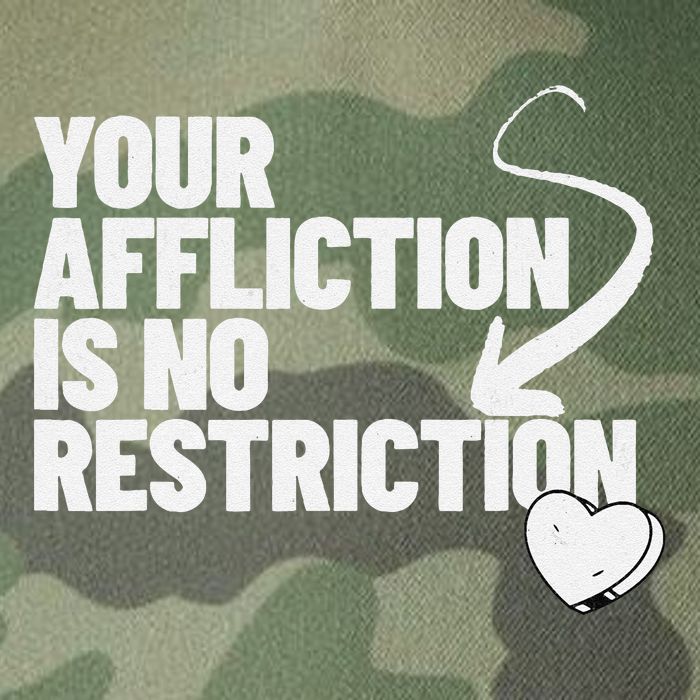 Your Affliction Is No Restriction Inspirational Motivation Legacy Tie Dye Trucker Hat