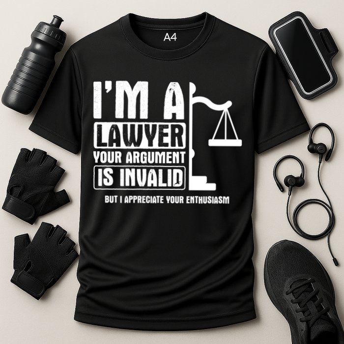 Your Agrut Is Invalid But I Appreciate Lawyer Cool Gift Cooling Performance Crew T-Shirt