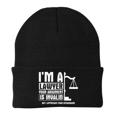 Your Agrut Is Invalid But I Appreciate Lawyer Cool Gift Beanie