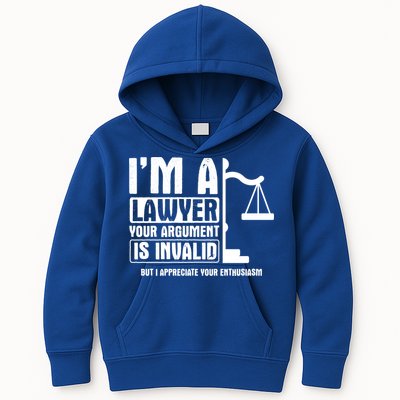 Your Agrut Is Invalid But I Appreciate Lawyer Cool Gift Kids Hoodie