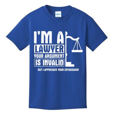 Your Agrut Is Invalid But I Appreciate Lawyer Cool Gift Kids T-Shirt