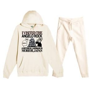 Yo Angelo I Visited The Angelo Rock A Historical Landmark In Morioh Japan Limite Premium Hooded Sweatsuit Set