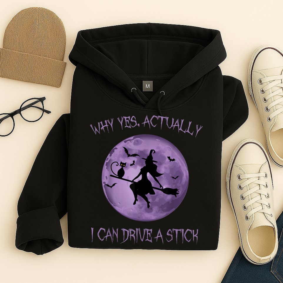 Yes Actually I Can Drive A Stick Halloween 2022 Hoodie