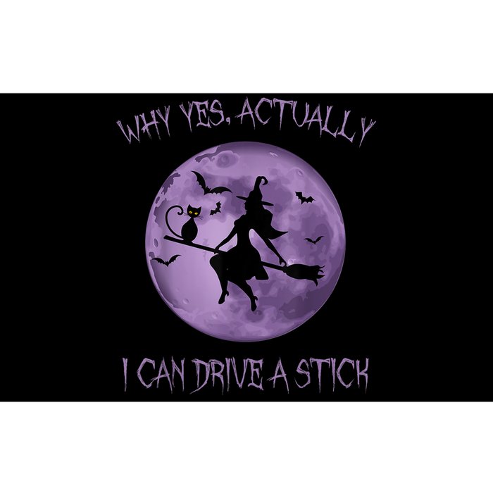 Yes Actually I Can Drive A Stick Halloween 2022 Bumper Sticker