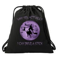 Yes Actually I Can Drive A Stick Halloween 2022 Drawstring Bag