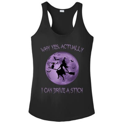 Yes Actually I Can Drive A Stick Halloween 2022 Ladies PosiCharge Competitor Racerback Tank
