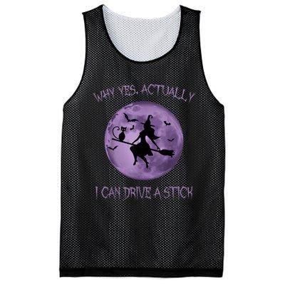 Yes Actually I Can Drive A Stick Halloween 2022 Mesh Reversible Basketball Jersey Tank