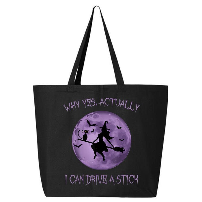 Yes Actually I Can Drive A Stick Halloween 2022 25L Jumbo Tote