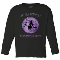 Yes Actually I Can Drive A Stick Halloween 2022 Toddler Long Sleeve Shirt