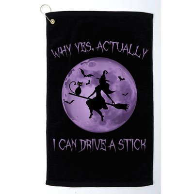 Yes Actually I Can Drive A Stick Halloween 2022 Golf Towel