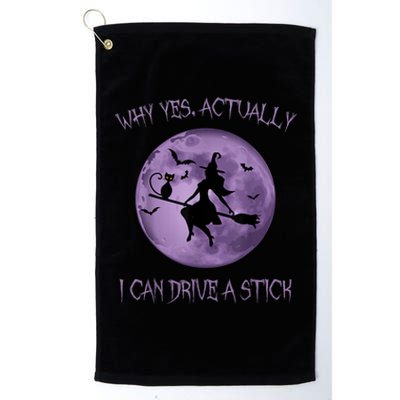 Yes Actually I Can Drive A Stick Halloween 2022 Platinum Collection Golf Towel