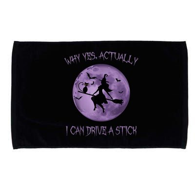 Yes Actually I Can Drive A Stick Halloween 2022 Microfiber Hand Towel