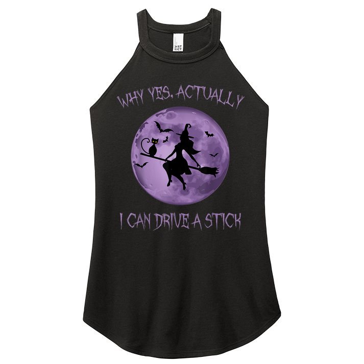 Yes Actually I Can Drive A Stick Halloween 2022 Women's Perfect Tri Rocker Tank