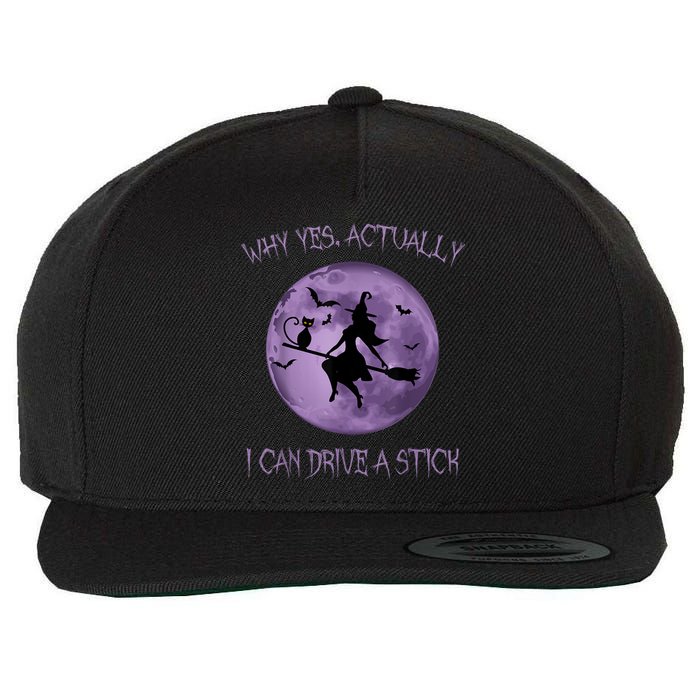 Yes Actually I Can Drive A Stick Halloween 2022 Wool Snapback Cap