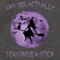 Yes Actually I Can Drive A Stick Halloween 2022 Vector Backpack