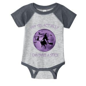 Yes Actually I Can Drive A Stick Halloween 2022 Infant Baby Jersey Bodysuit