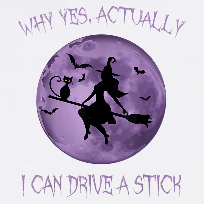 Yes Actually I Can Drive A Stick Halloween 2022 Garment-Dyed Sweatshirt