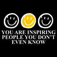 You Are Inspiring People You Don't Even Know Smile Face Bag