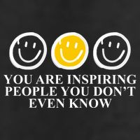 You Are Inspiring People You Don't Even Know Smile Face 25L Jumbo Tote