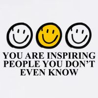 You Are Inspiring People You Don't Even Know Smile Face Sweatshirt