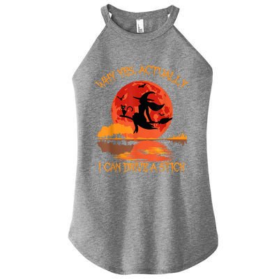 Yes Actually I Can Drive A Stick Halloween 2022 Women's Perfect Tri Rocker Tank