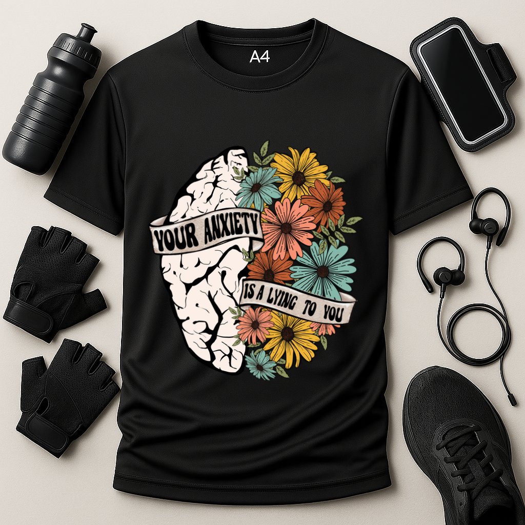 Your Anxiety Is A Lying To You Cooling Performance Crew T-Shirt