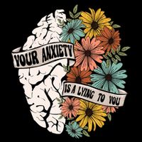 Your Anxiety Is A Lying To You Cooling Performance Crew T-Shirt