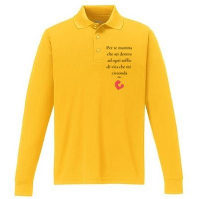 You Are Inside Every Breath Of Life That Surrounds Me By 4 Gift Performance Long Sleeve Polo