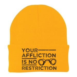 Your Affliction Is No Restriction Inspirational Motivational Knit Cap Winter Beanie