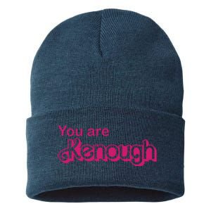 You Are Kenough Enough Movie Meme Sustainable Knit Beanie