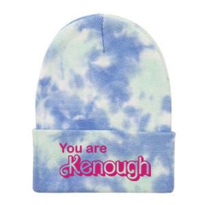 You Are Kenough Enough Movie Meme Tie Dye 12in Knit Beanie