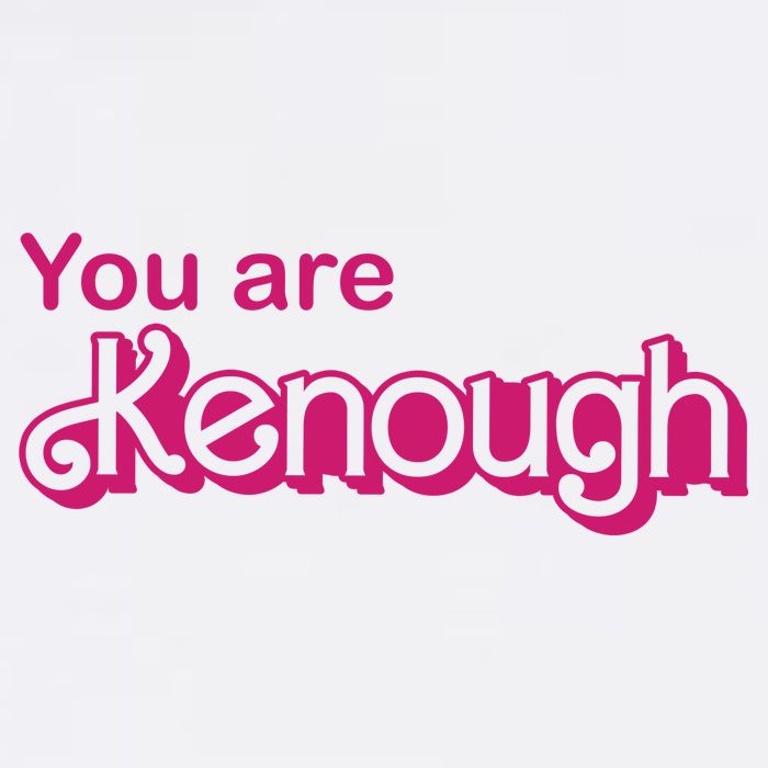 You Are Kenough Enough Movie Meme Baby Bodysuit