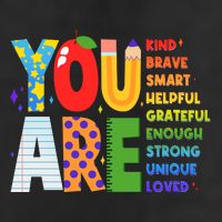 You Are Kind Unique Loved School Teacher Life Adult Drive Performance Visor