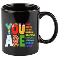 You Are Kind Unique Loved School Teacher Life 11oz C Handle Ceramic Mug