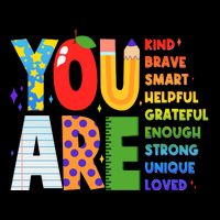 You Are Kind Unique Loved School Teacher Life Full Zip Hoodie