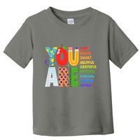 You Are Kind Unique Loved School Teacher Life Toddler T-Shirt