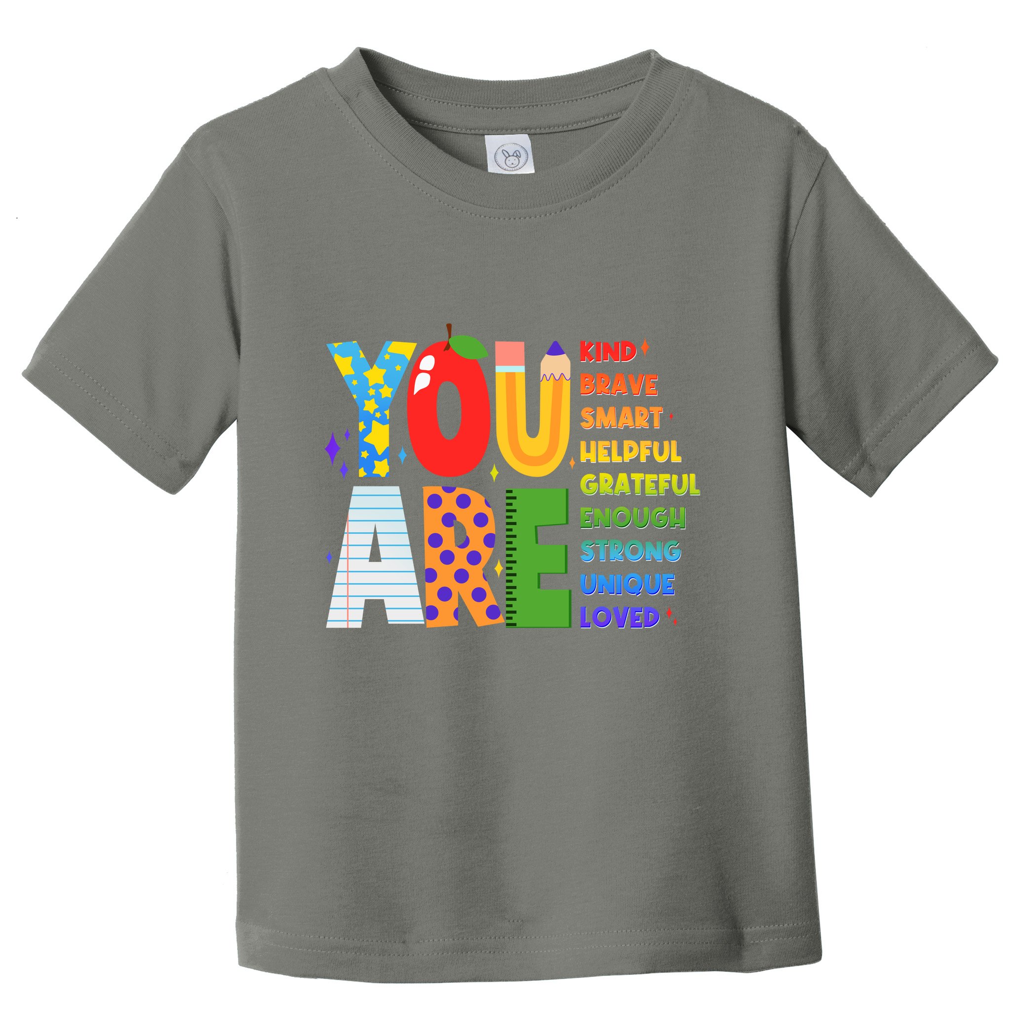 You Are Kind Unique Loved School Teacher Life Toddler T-Shirt