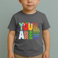 You Are Kind Unique Loved School Teacher Life Toddler T-Shirt