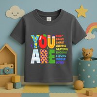 You Are Kind Unique Loved School Teacher Life Toddler T-Shirt